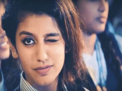 Heres winking at you Priya Varrier more power to your swag Heres winking at you Priya Varrier more power to your swag