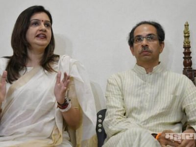 काँग्रेसच्या प्रवक्त्या प्रियंका चतुर्वेदींनी बांधलं शिवबंधन