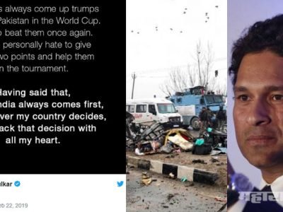 ‘ते’ ट्विट: सचिनला ट्रोल करणाऱ्या फिल्मी देशभक्तानी भारत-पाकिस्तान मॅचचा मनसोक्त आनंद लुटला
