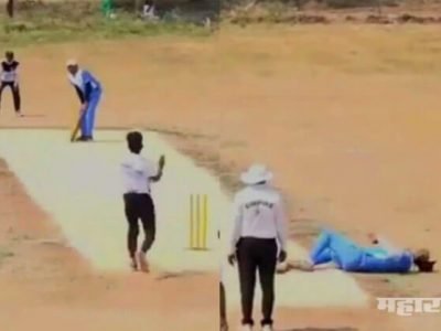 क्रिकेट खेळताना खेळाडूचा मृत्यू | हार्टअटॅक ठरलं कारण | काही महिन्यांपूर्वी झाला होता कोरोना