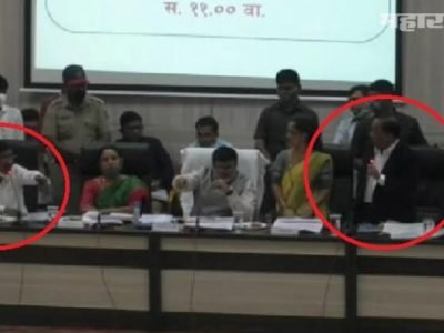 जिल्हा नियोजन बैठक | नारायण राणे आणि विनायक राऊतांमध्ये शाब्दिक बाचाबाची