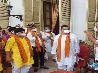प. बंगाल भाजपमध्ये मोठी फूट | 74 पैकी 51 भाजप आमदारच राजभवनात